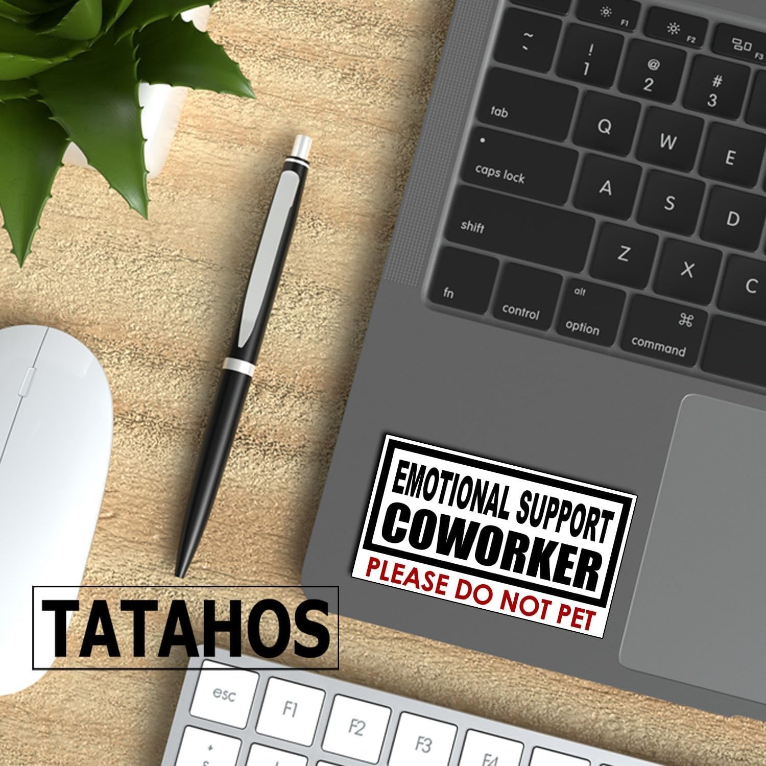 3Pcs Emotional Support Coworker Sticker – Funny Workplace Humor Vinyl Decal –…