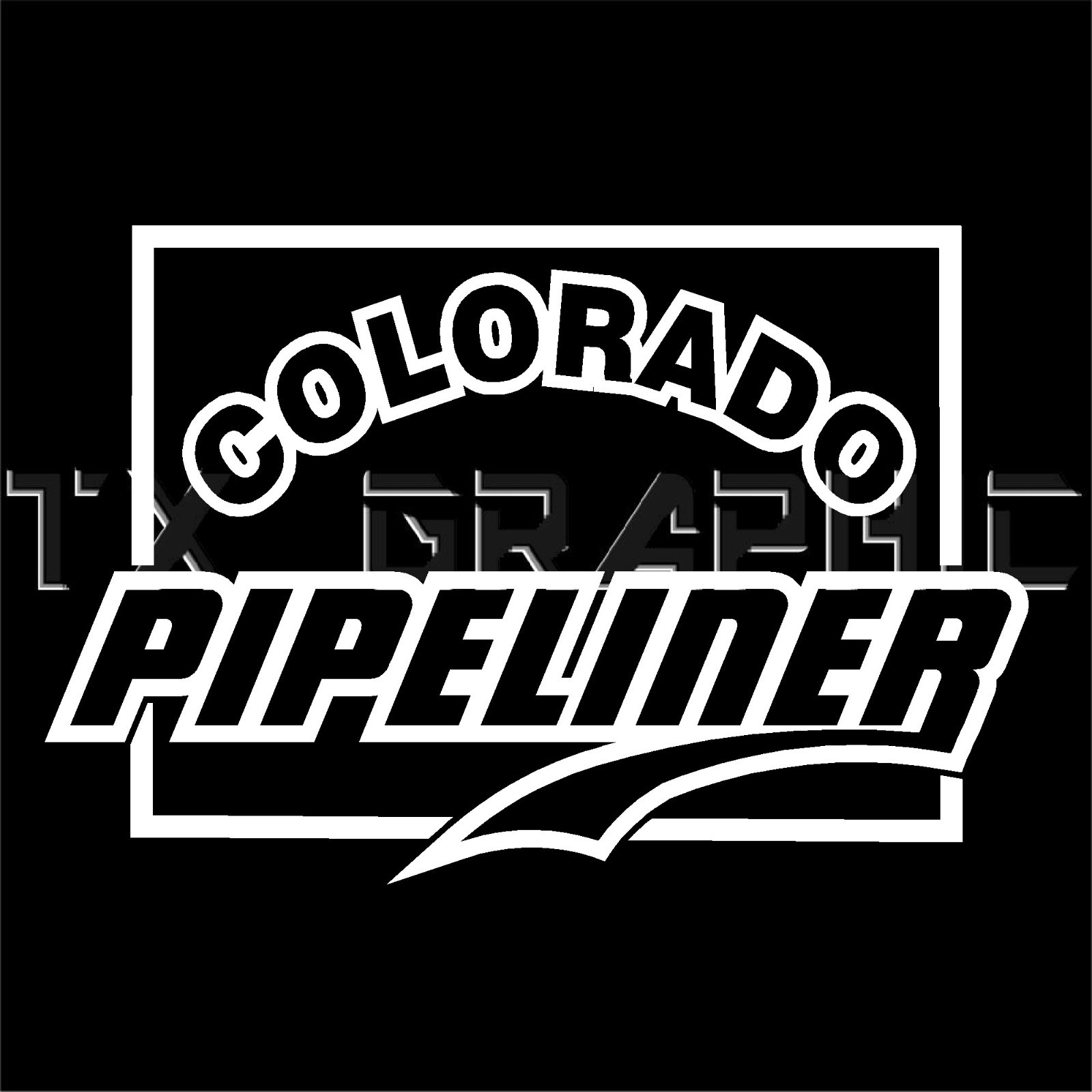 COLORADO PIPELINER CO PIPE LINER DECAL VINYL STICKER WINDOW OIL GAS RIG