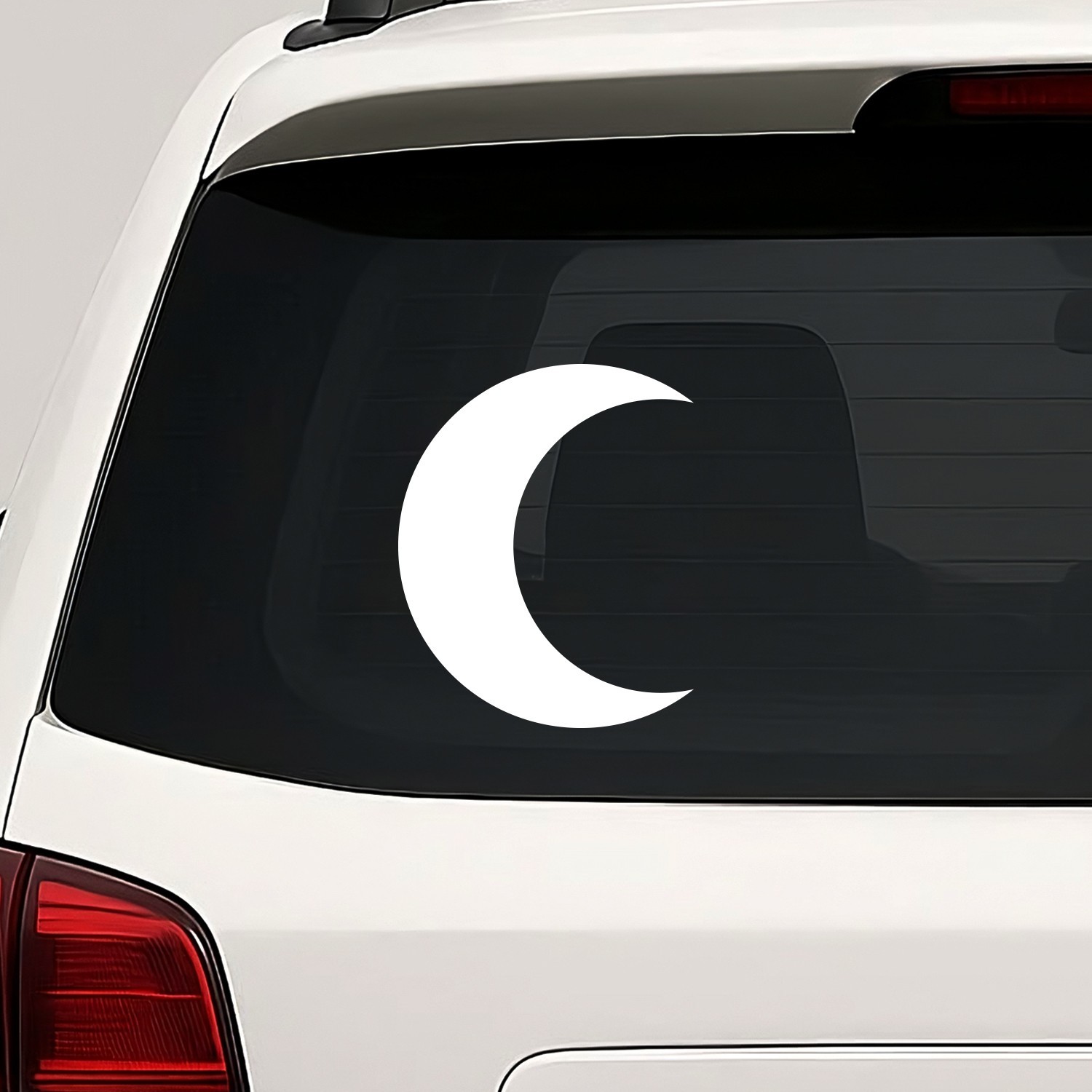 Crescent Moon Vinyl Die Cut Decal Sticker – Lunar Space