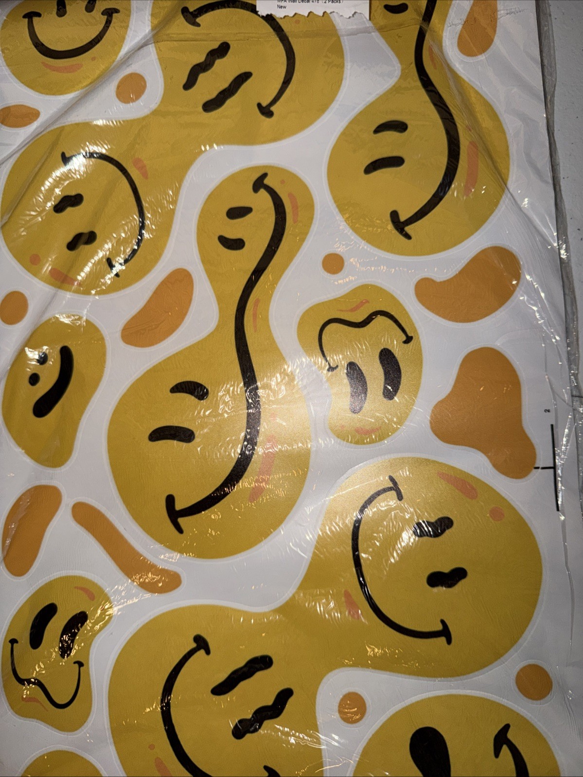 Smiley Face Wall Decals 2 Sheets