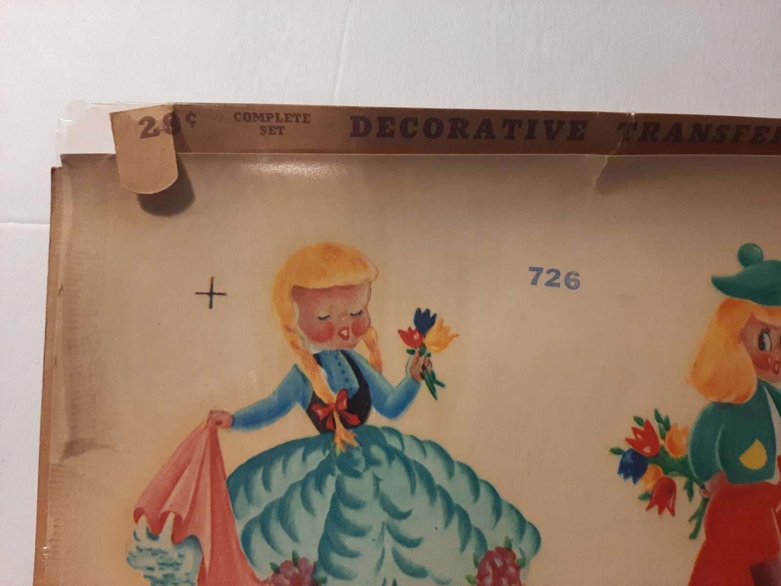 Vintage Duro Dutch Holland Water Transfer Decals Unused NOS