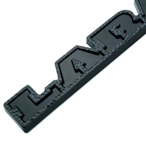 1Pc 2019 2020 Laramie Emblem 3D Badge Tailgate Rear Nameplate Sticker Black