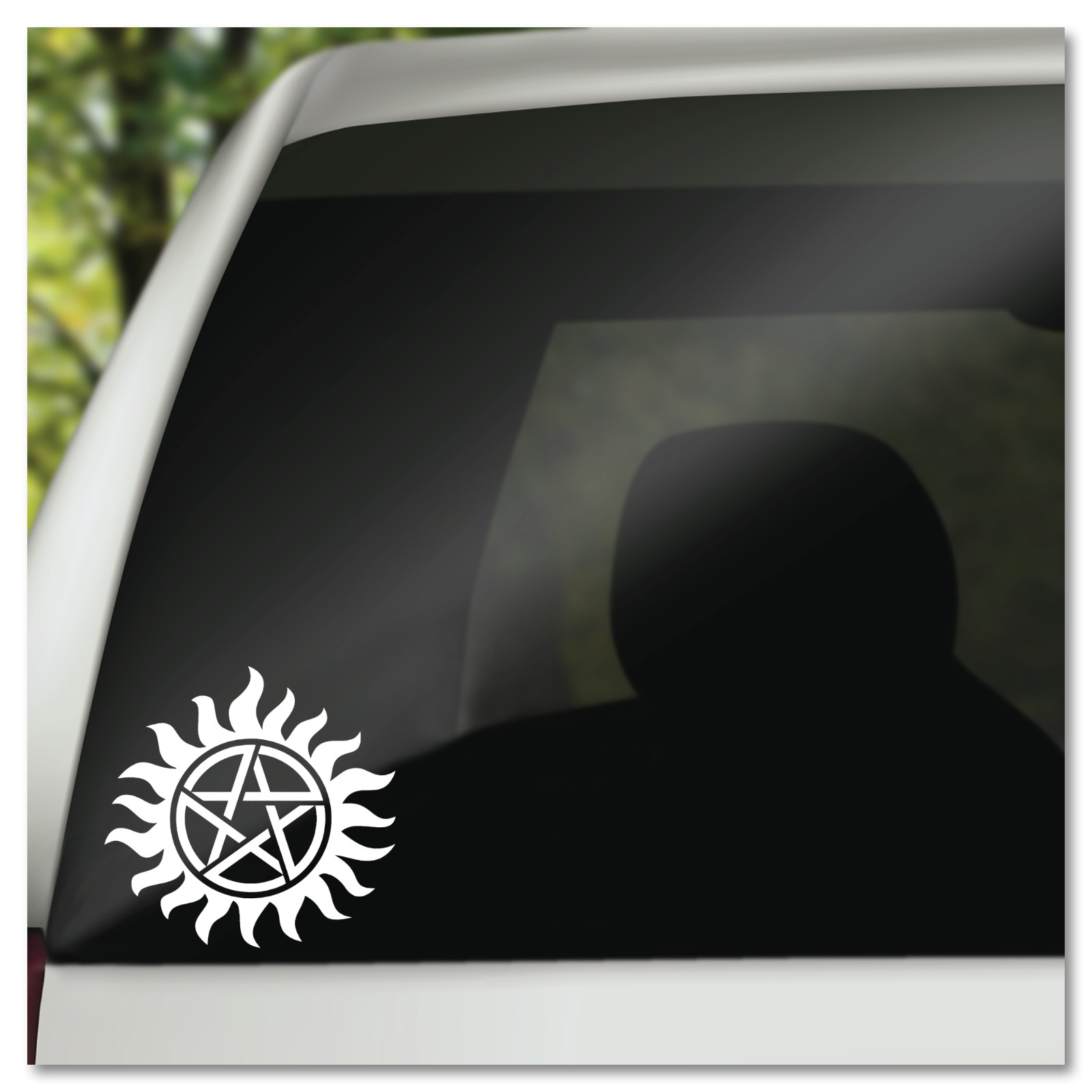 6" Supernatural Anti-Possession Symbol Tattoo TV Show Vinyl Decal Sticker