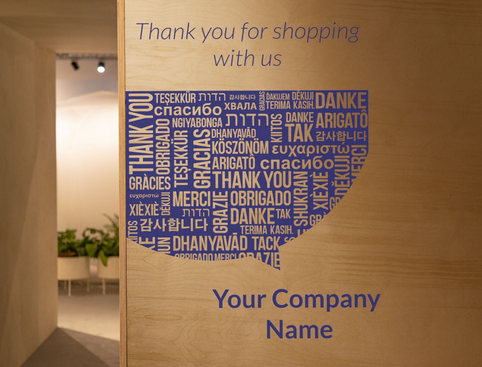 Thank You Wall Decals – Thank You Wall Sticker, Thank You in Many Language se245