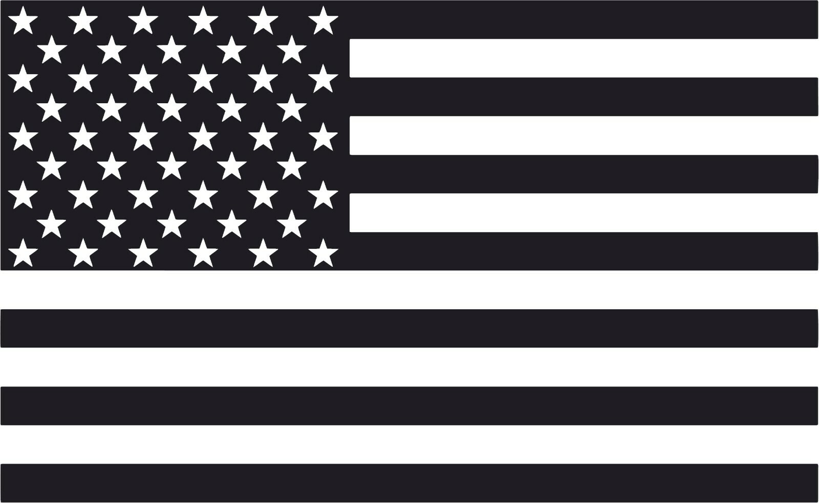 USA America Stars and Stripes Flag vinyl sticker decal U Choose Color & Size