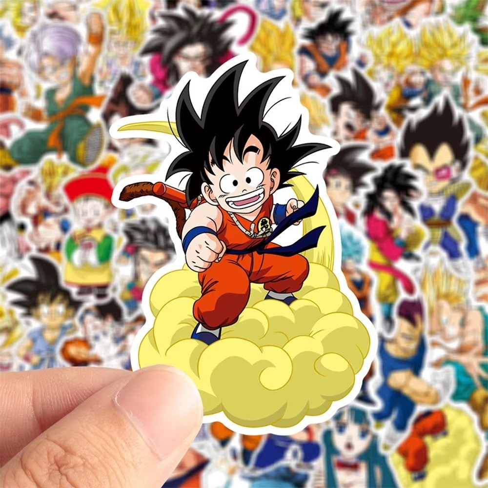 50PCS Anime Cartoon Stickers for Kids Laptop Skateboard Water Bottle Decals