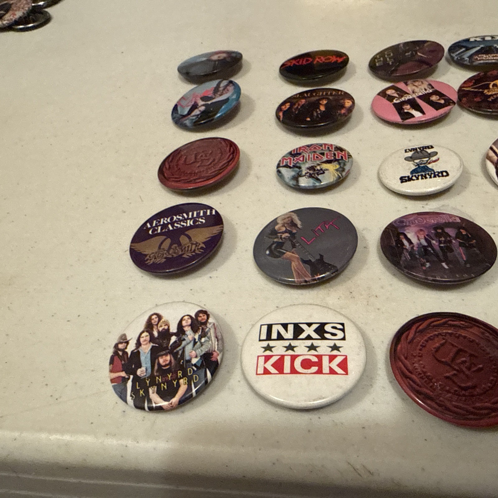 Metallica Ac/ Dc Def Leaped. Rock And Roll 1.5 Pins Choice