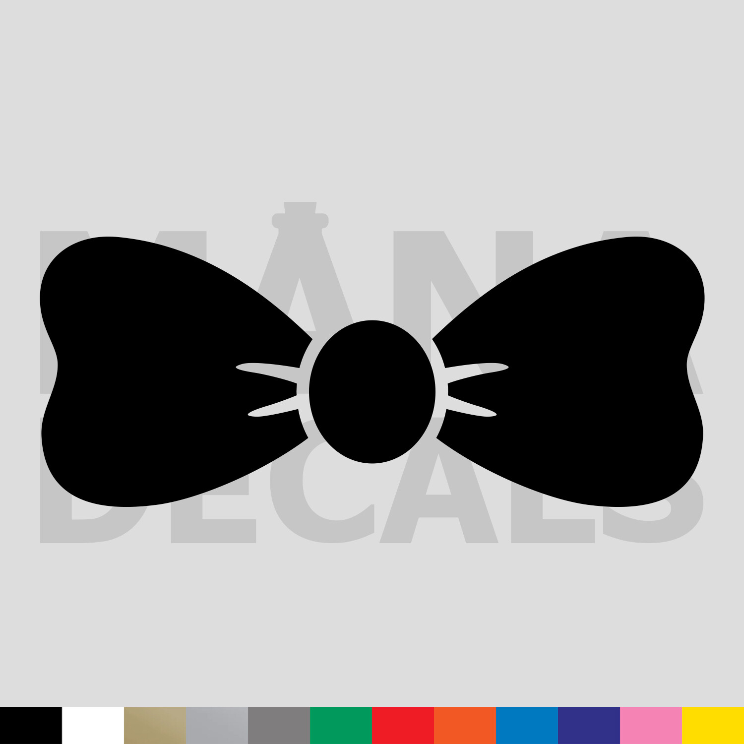Bow Tie Vinyl Die Cut Decal Sticker – Ribbon
