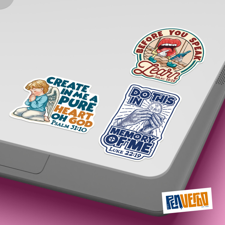 Do This In Memory Of Me Sticker 2pcs | Luke 22:19 | Bible Religious Gift | BV294