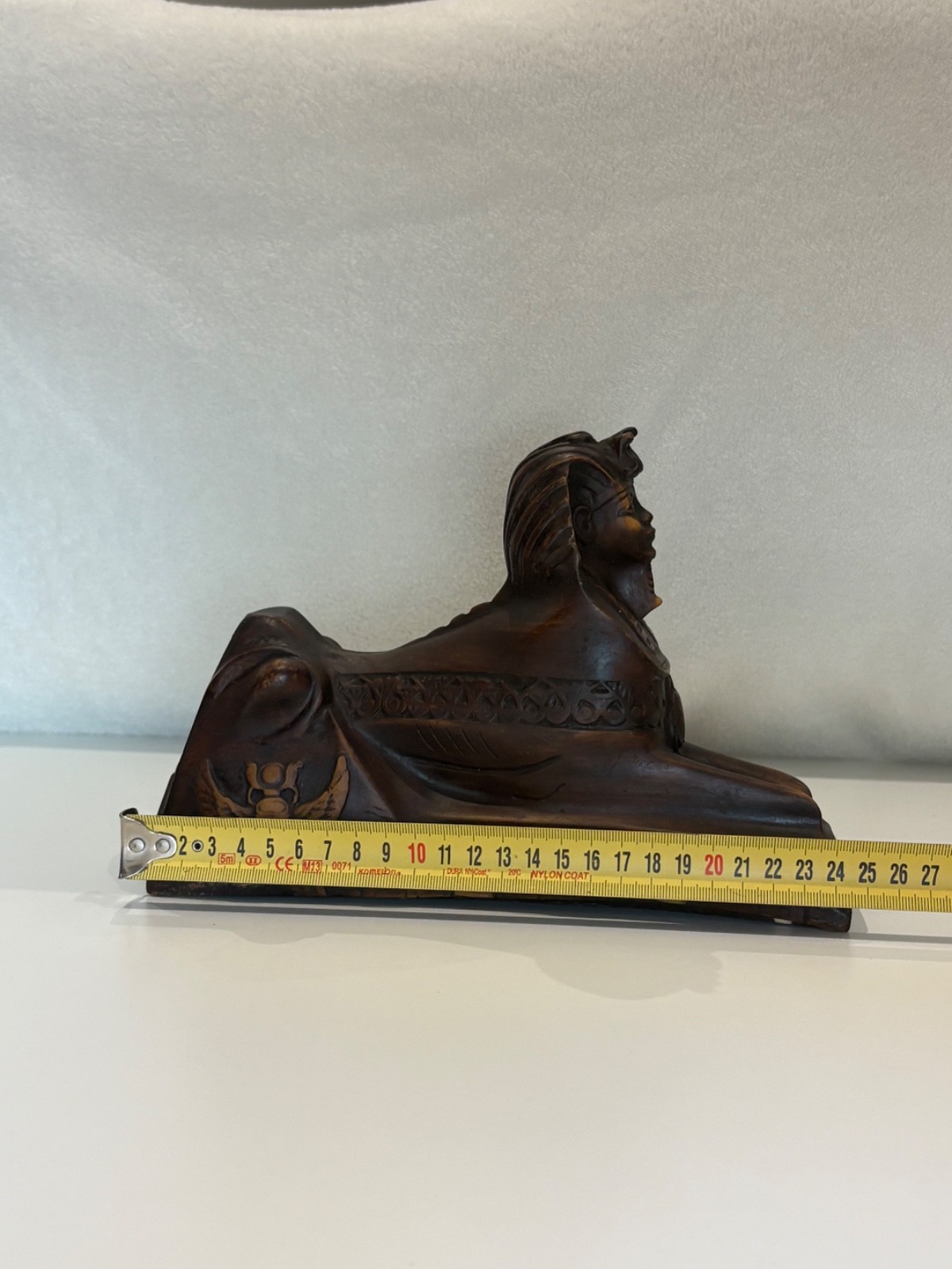 Egyptian Sphinx Statue Pharaoh Figurine Vintage Style Resin Home Decor