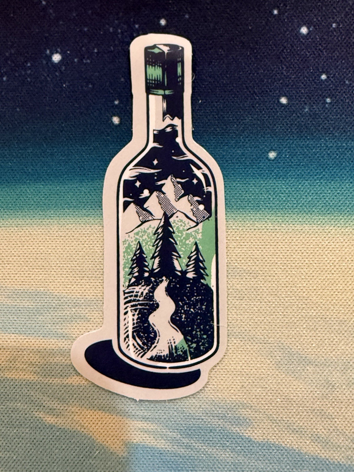 Outdoors Hiking Camping Adventure Nature Mountain Forest Trail Sticker Decal