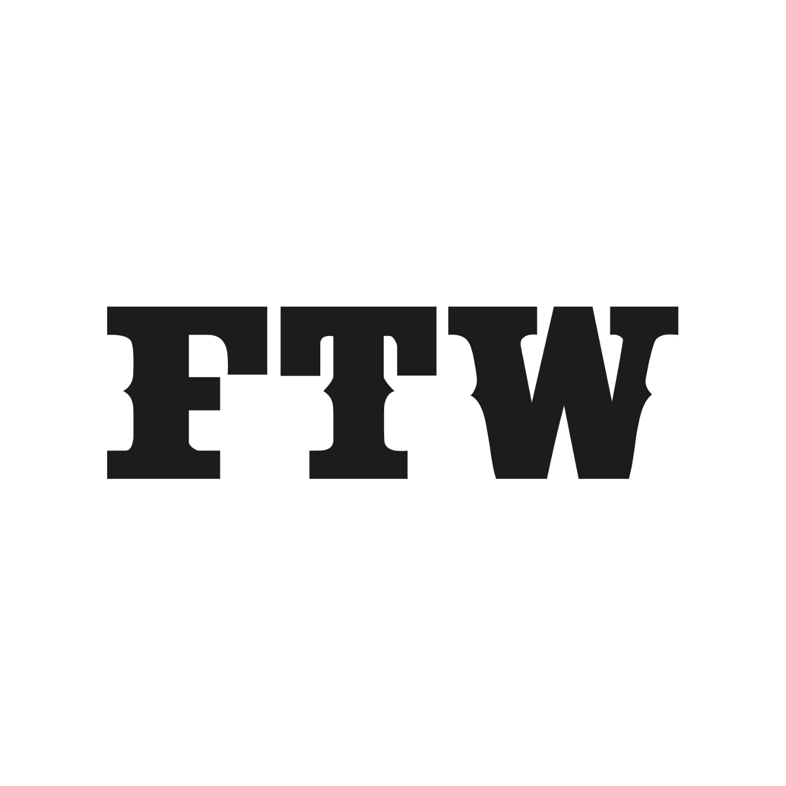 FTW Outlaw Wild West Biker Vinyl Sticker Decal