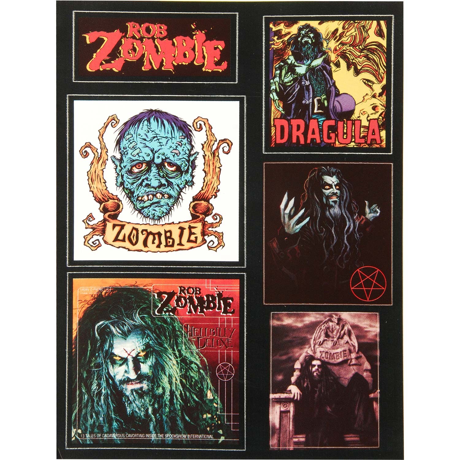 Rob Zombie Sticker Set