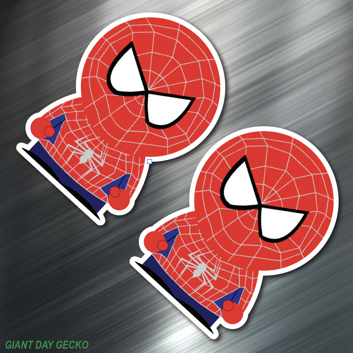 (2) TWO Spiderman Southpark Vinyl Decal Sticker For Car Laptop Skateboard NEW!