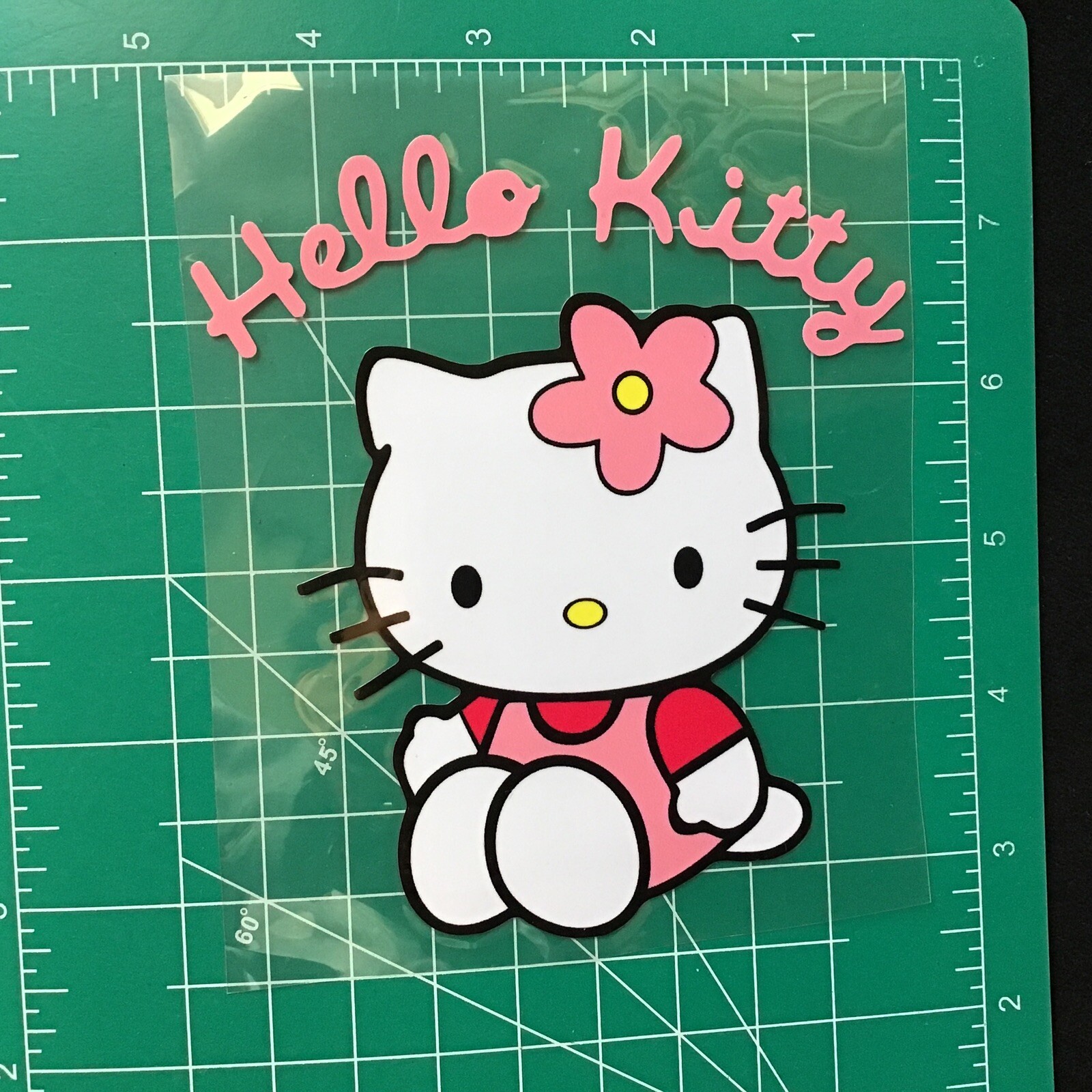 Hello Kitty Vinyl Sticker For Window / Room / Party / LapTop / Card DIY St-142