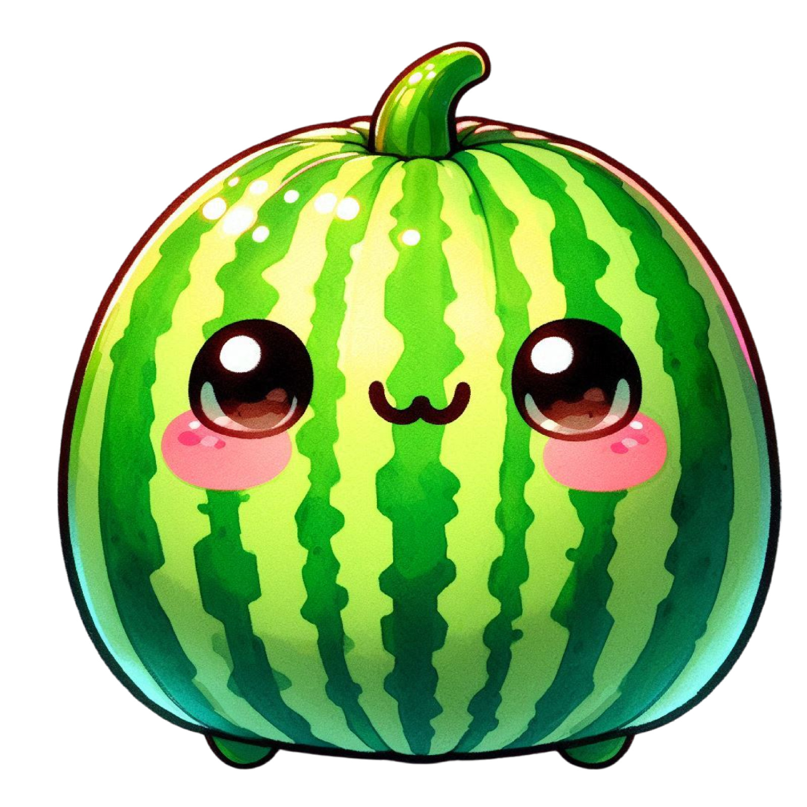 Sweet Watermelon Wall Decal Sticker 18X18cm Large