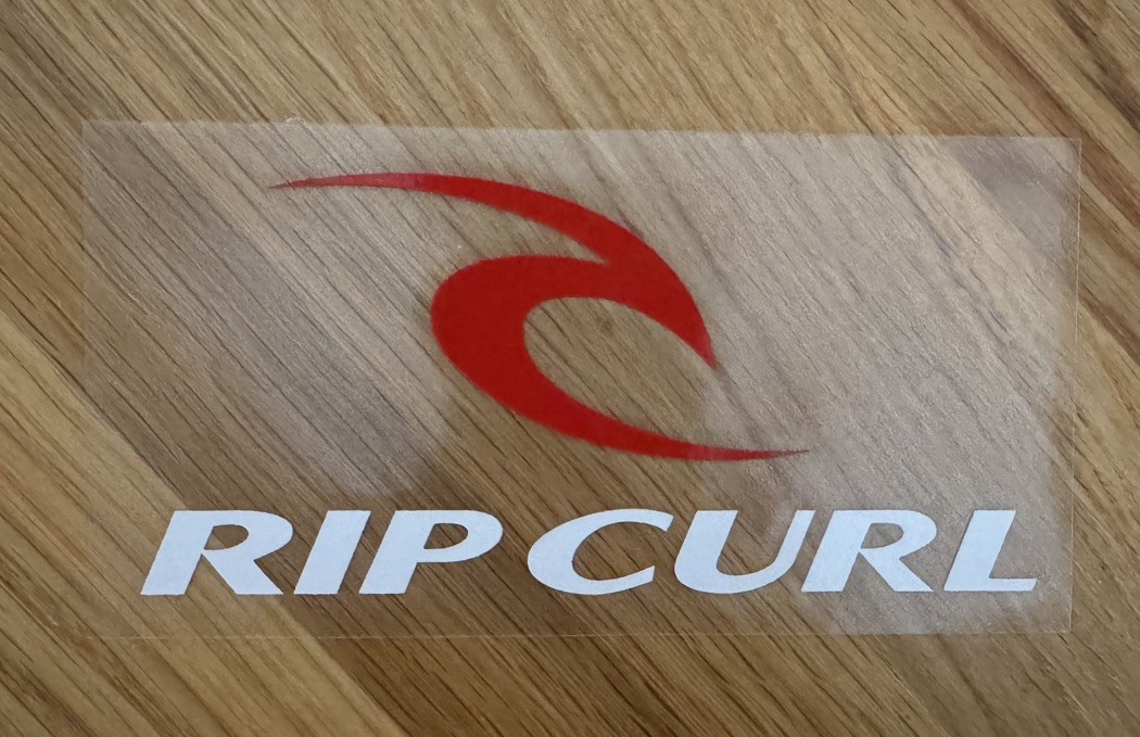 Lot of Six Rip Curl Stickers – Die cut window Decal Surf Surfboard Surfing Beach