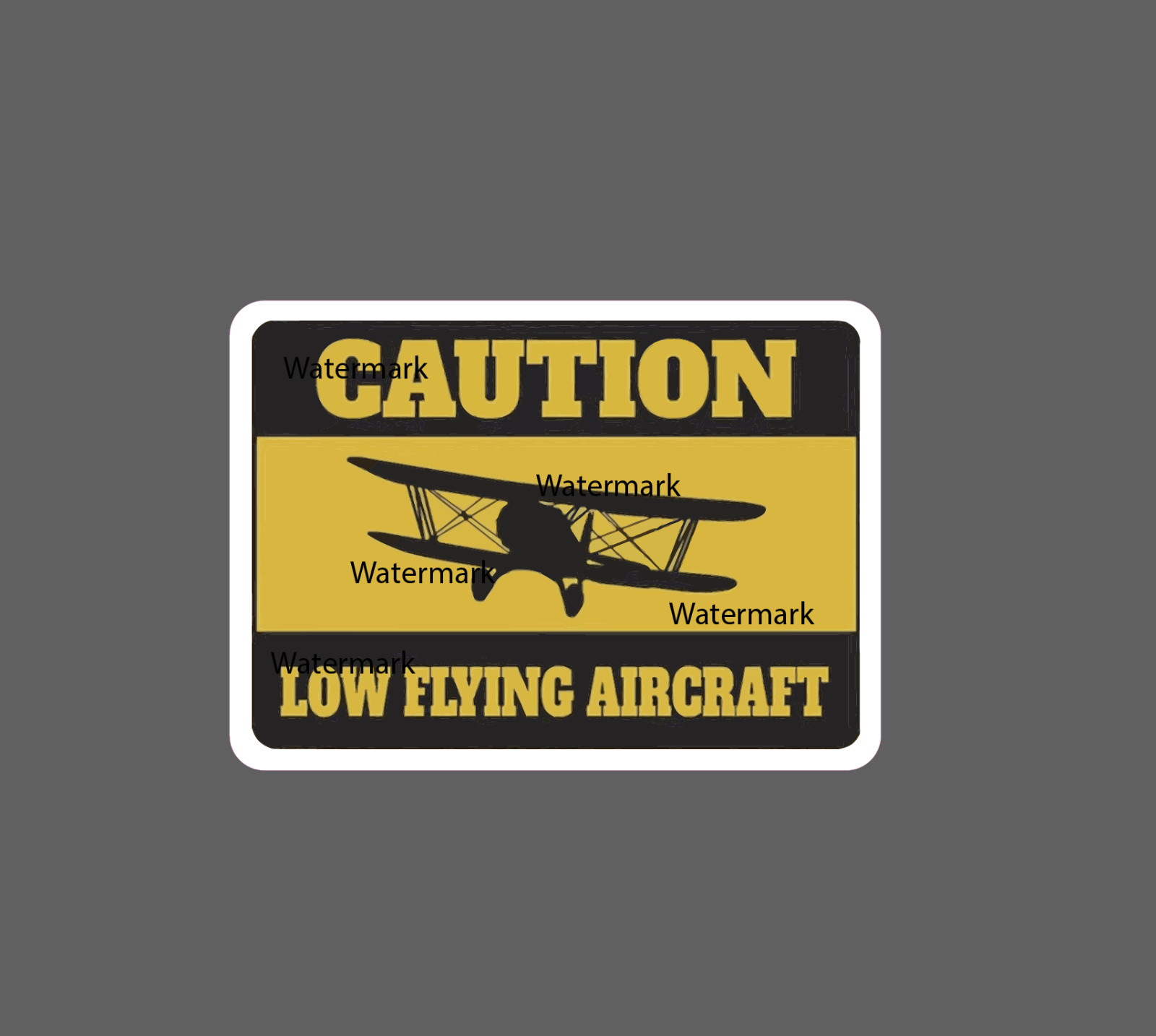 Low Flying Aircraft Sticker Waterproof NEW – Buy Any 4 For $1.75 EACH Storewide!