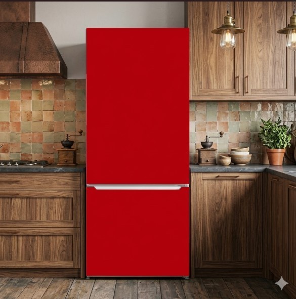 Vintage Retro Style Fridge Wrap Refrigerator Vinyl Decal
