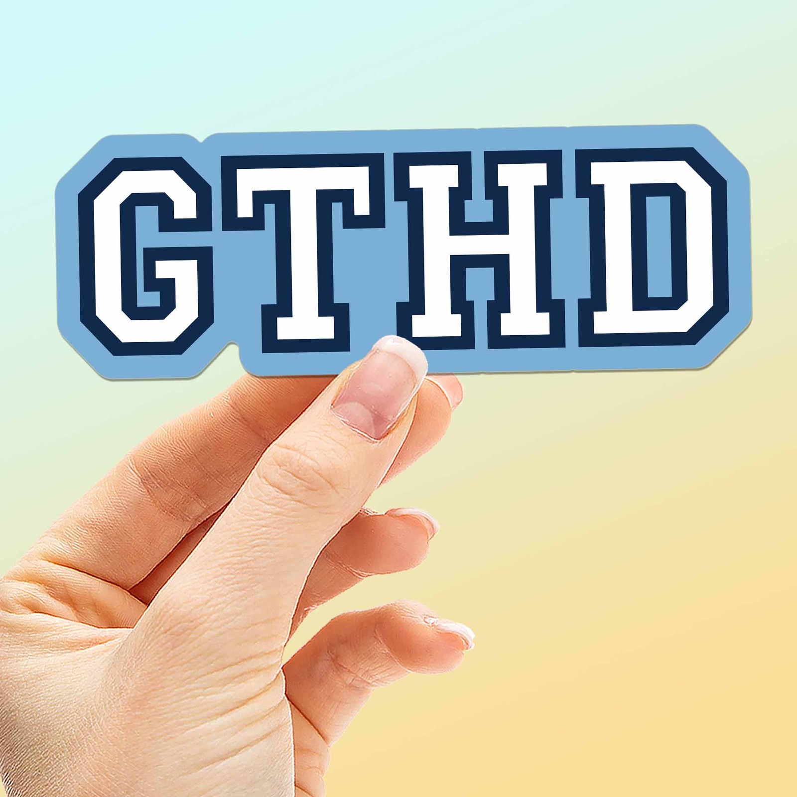 GTHD Chapel Hill North Carolina Sticker – Funny NC Decal