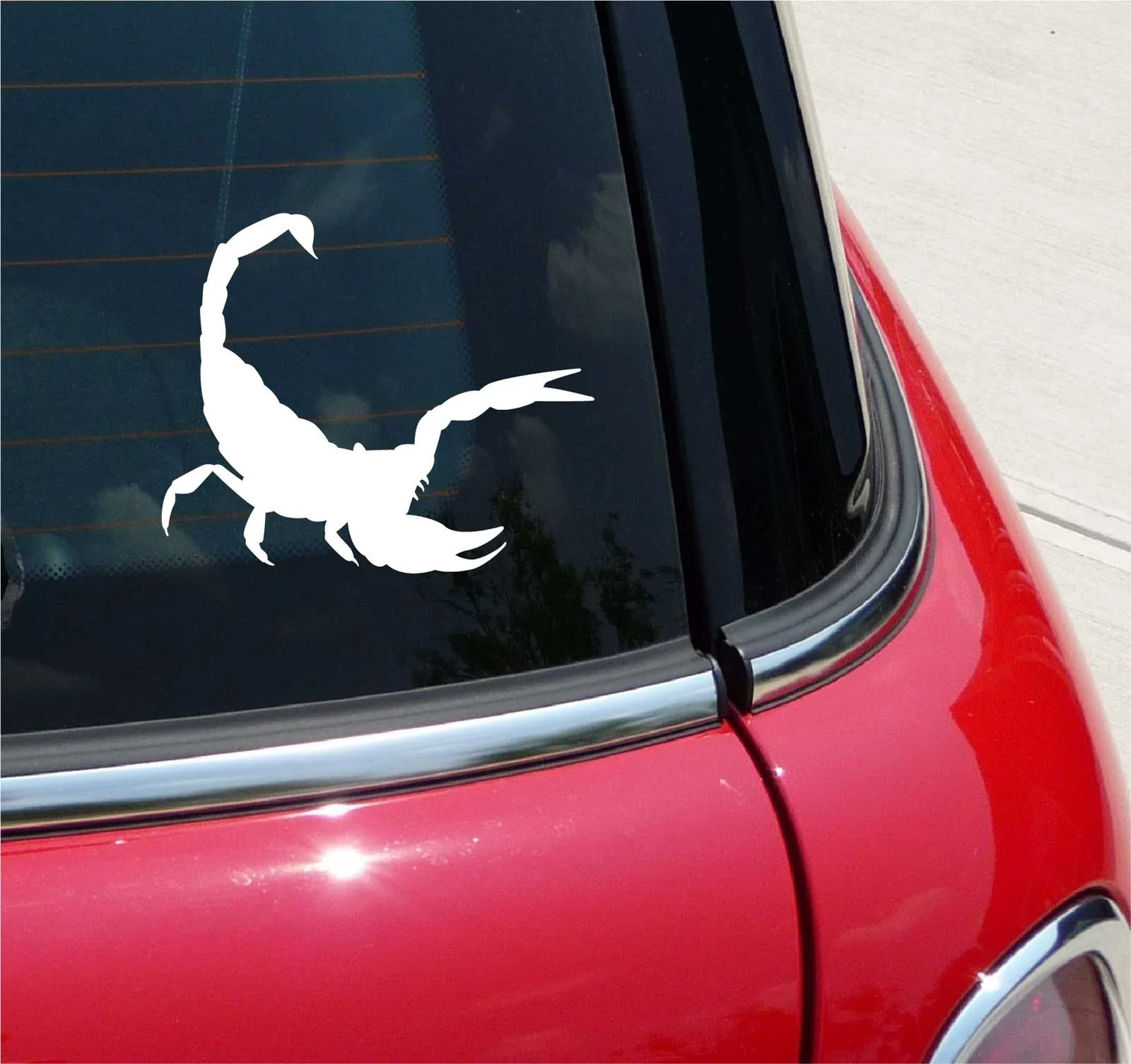SCORPION SILHOUETTE STICKER DECAL SCORPIO ZODIAC CAR WINDOW WALL DESERT STINGER
