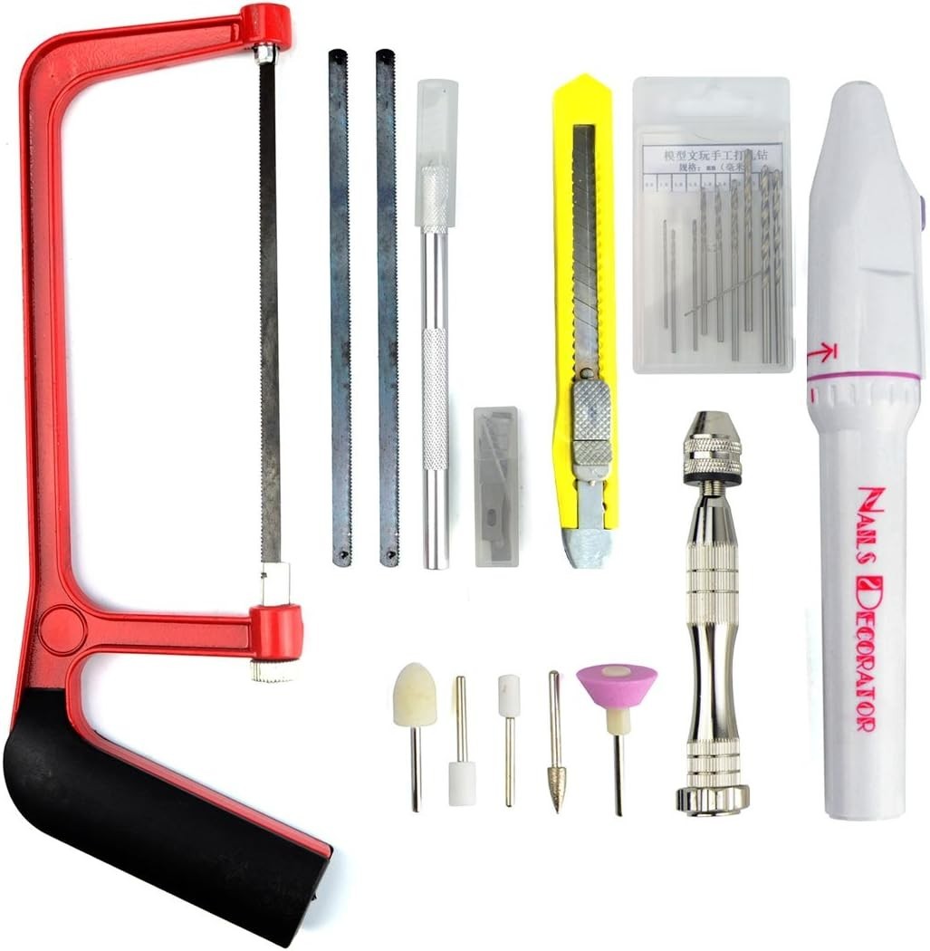 Professional 56 PCS Model Tools Kit Modeler Basic Tools Craft Set Hobby Build…