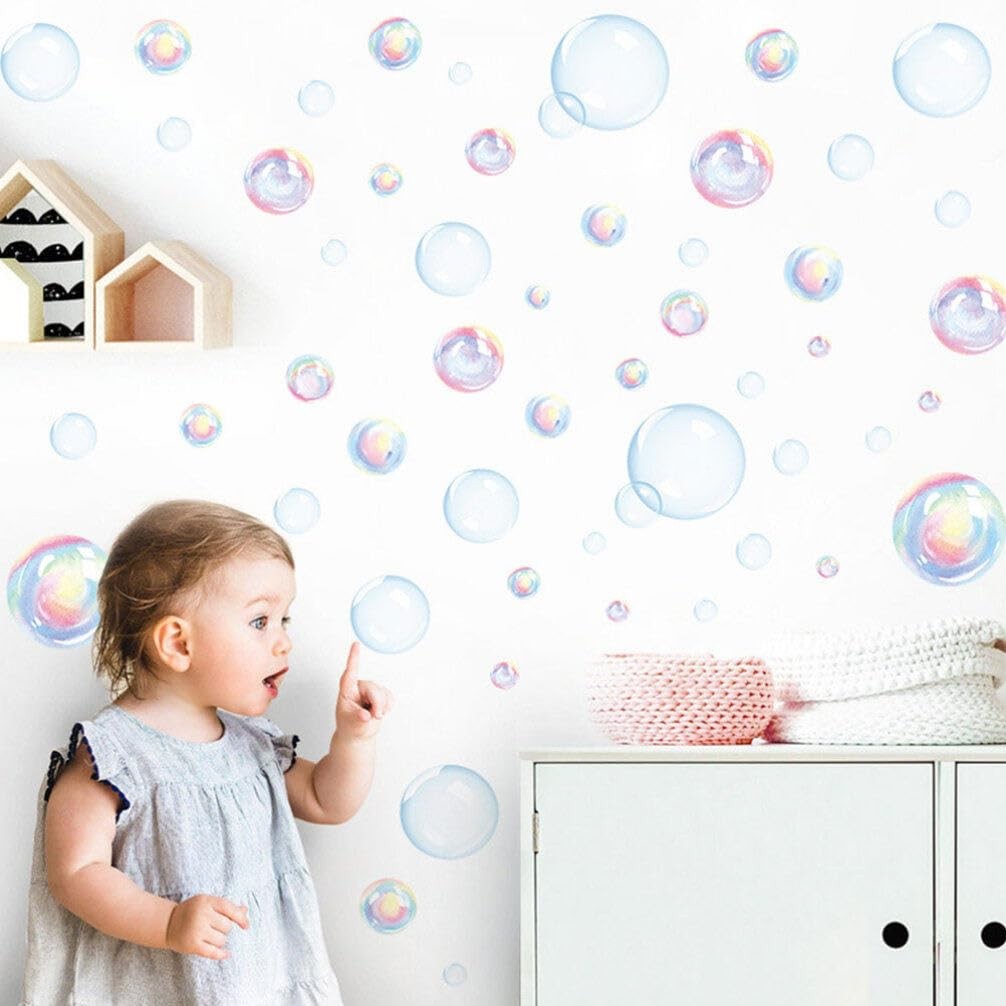 Bubble Wall Decal Stickers, Under The Sea Birthday Party Decor Colour Bubble …