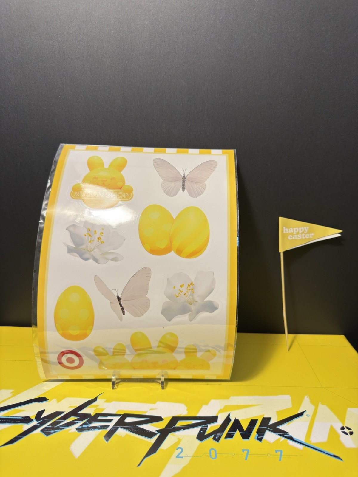 Target – Easter Sticker Sheet And FLAG – with Target Logo-Limited Edition PROMO