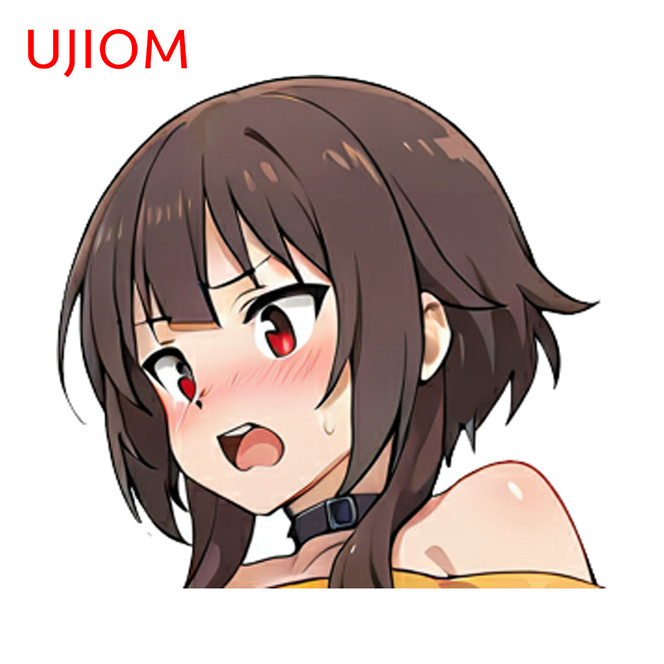 EARLFAMILY 5.1" Megumin Anime Car Sticker Hood Fashionable Artistic RV Decals