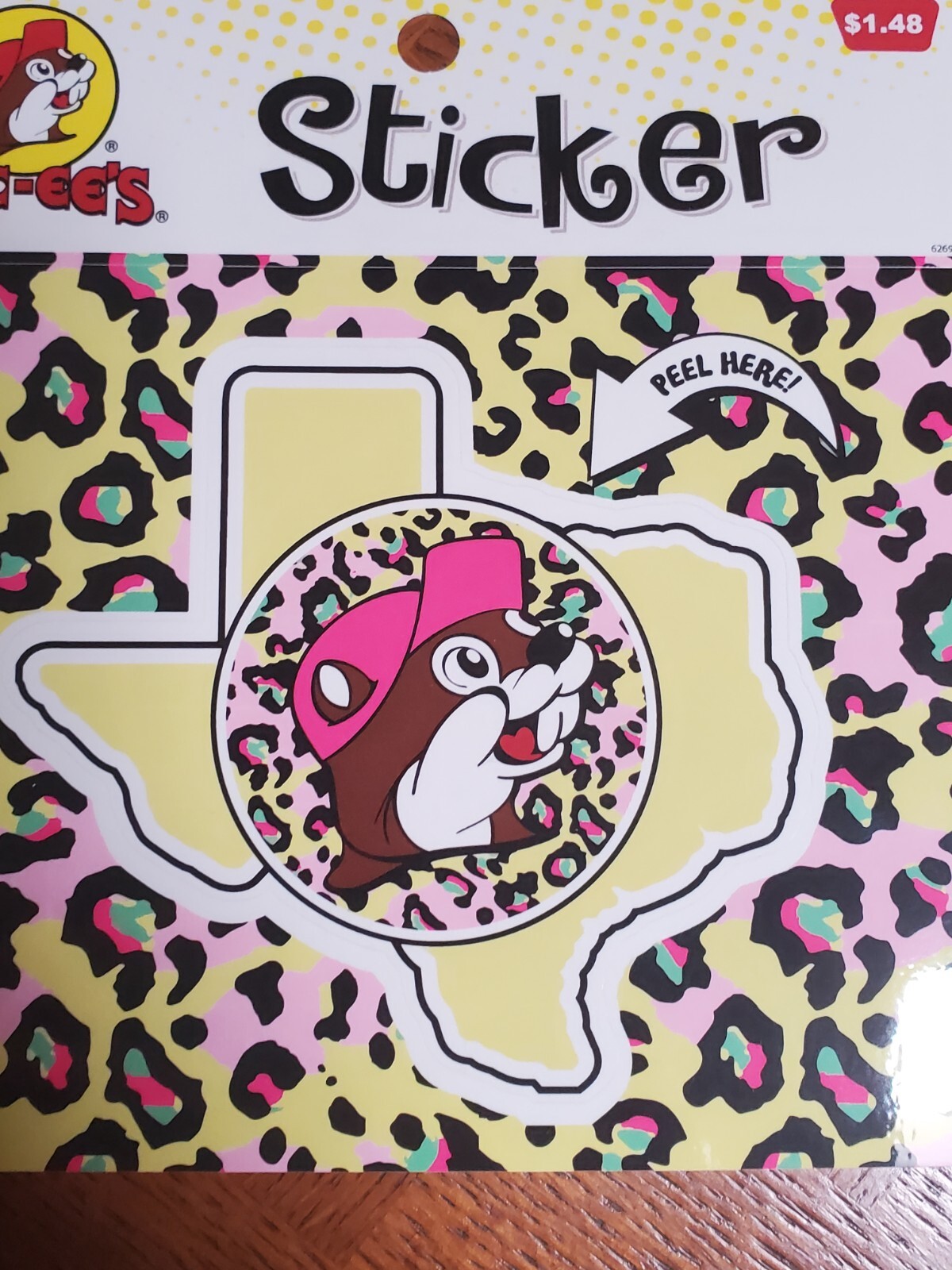 Bucees Sticker Decal Texas 5 X 4