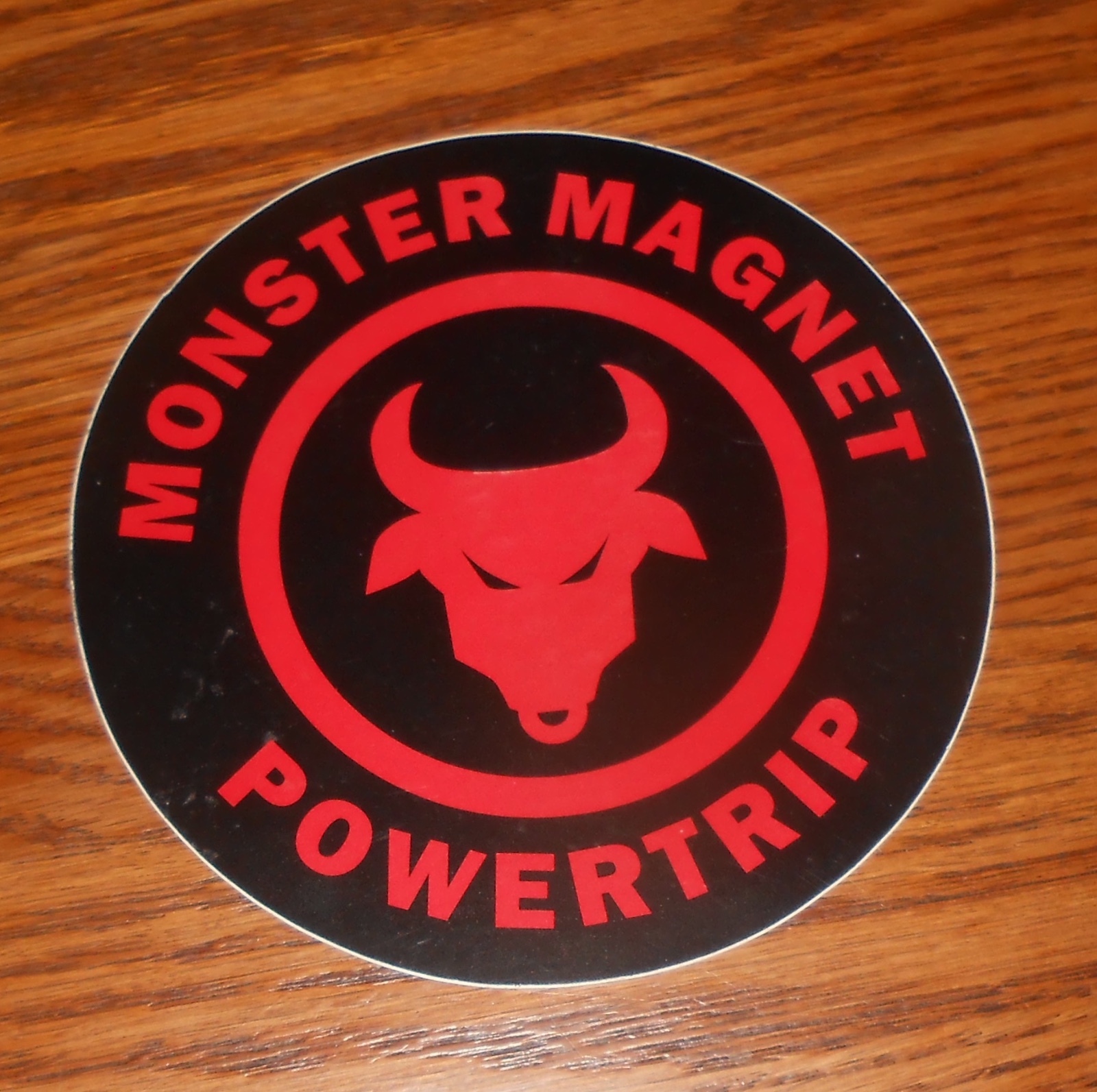 Monster Magnet Power Trip Sticker Circle 1998 Promo 5” Large