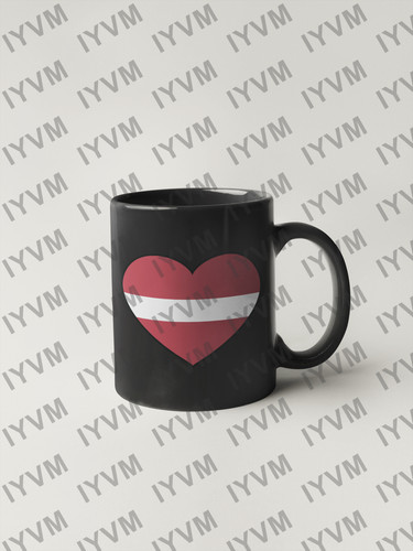 Latvia Flag Heart Sticker Decal