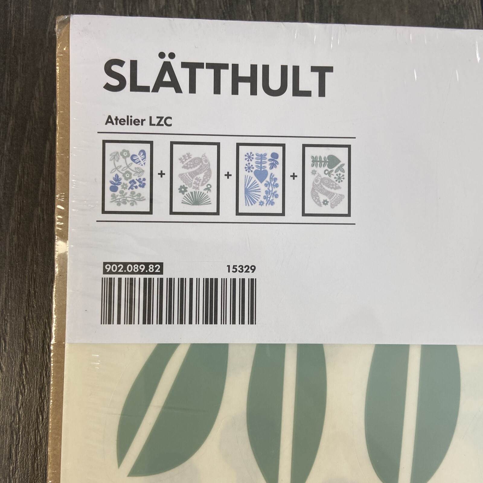 IKEA Slatthult 15329 Scandinavian Wall Stickers 2011 Birds Hearts Grouping