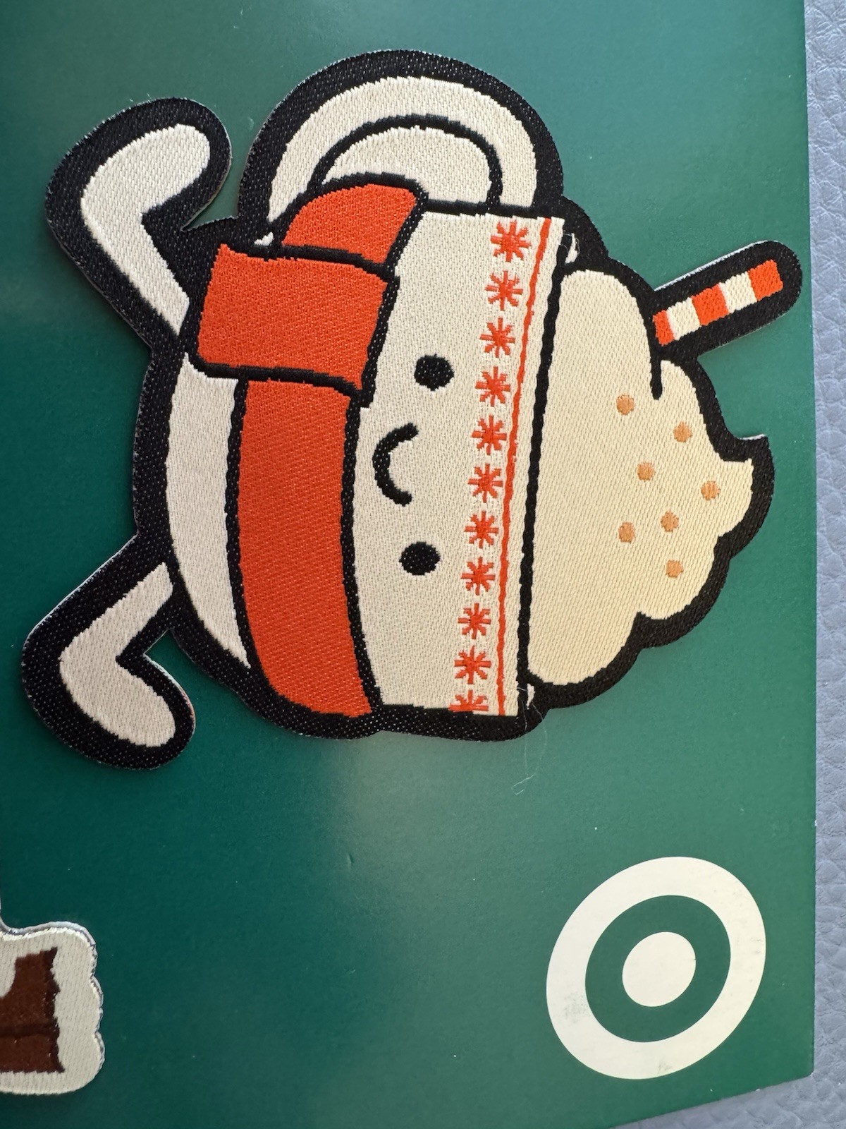 2025 Target Fun 3 Sticker / Fabric Patch Holiday Christmas Rare Promo 🎯 Unique