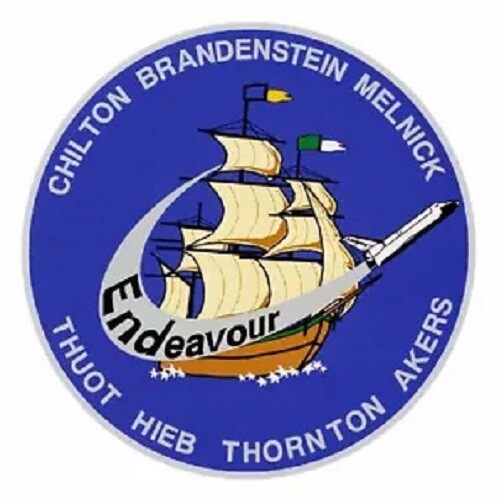 STS-49 Nasa Endeavour Decal Sticker M601
