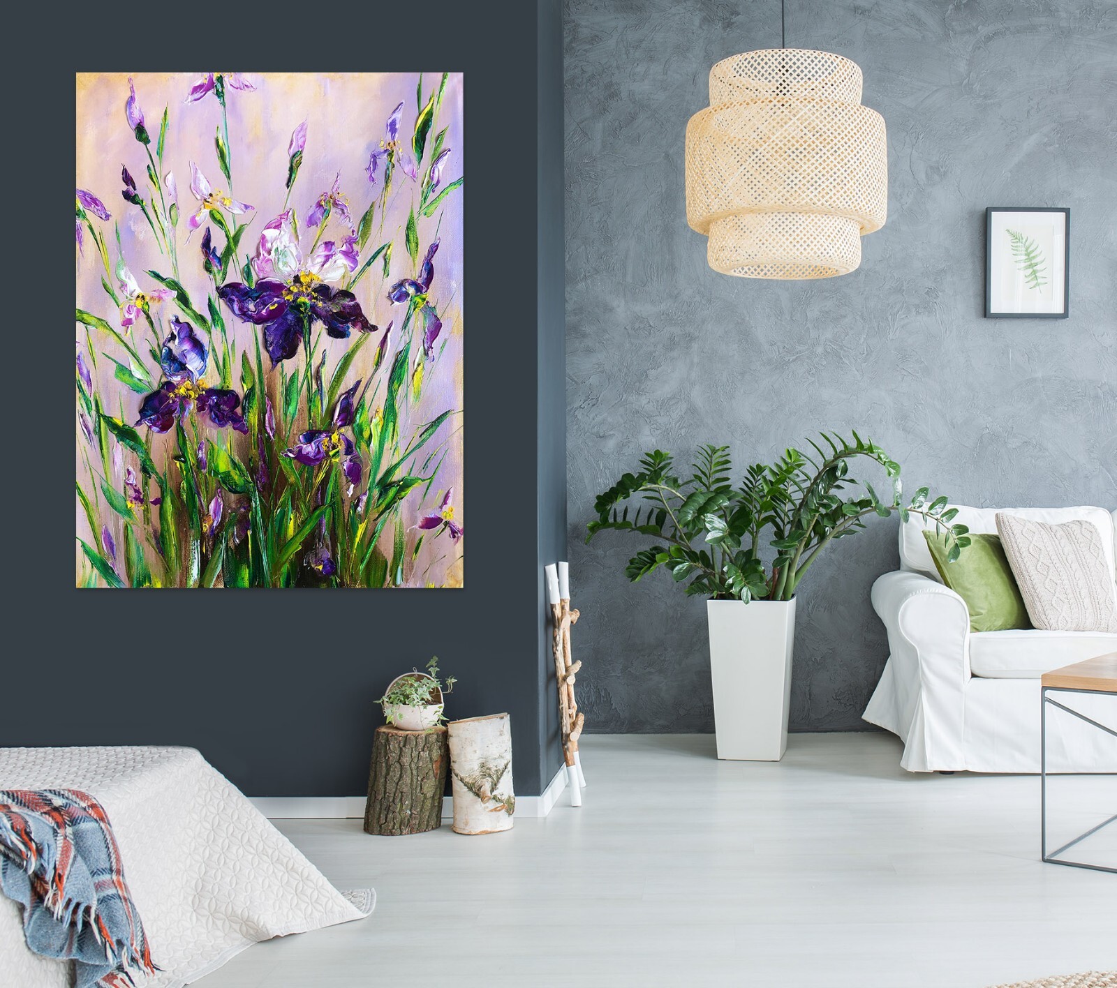 3D Purple Petal A647 Wall Stickers Wall Murals Wallpaper Skromova Marina Amy