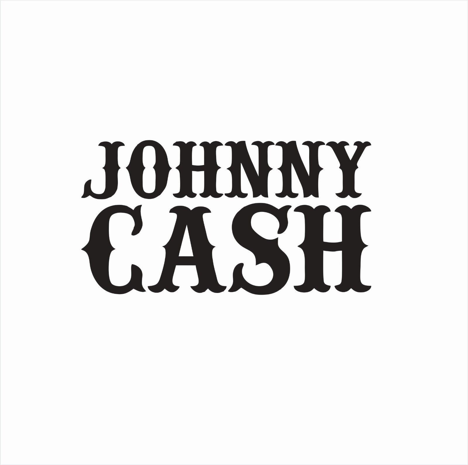 Johnny Cash Music Man in Black Vinyl Die Cut Car Decal Sticker Free Shipping