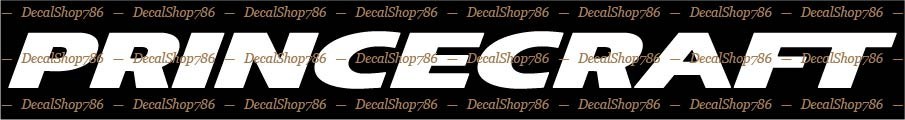 Princecraft Aluminum Boats -Sports- Car/Truck Vinyl Die-Cut Peel N' Stick Decals