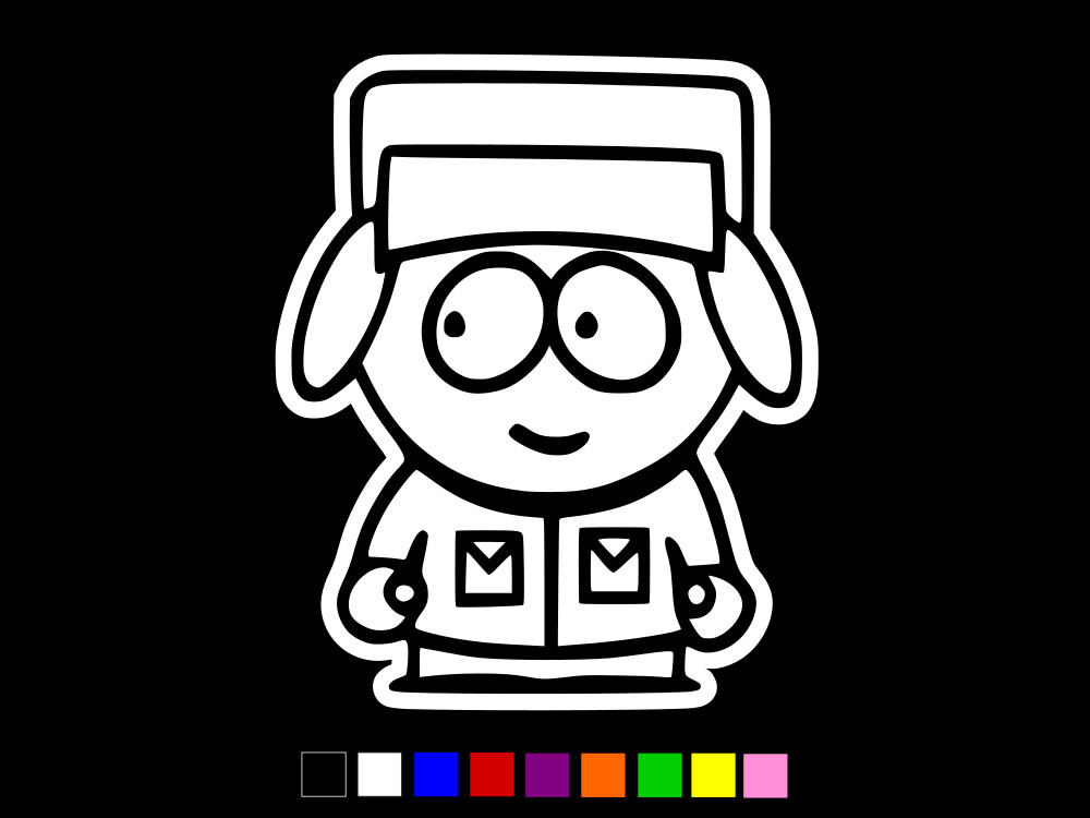 SOUTH PARK KYLE BROFLOVSKI Vinyl Decal Car Wall Window Sticker CHOOSE SIZE COLOR