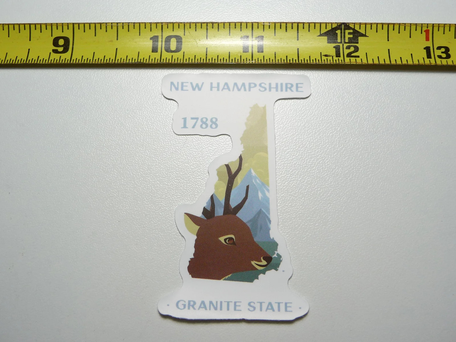 NEW HAMPSHIRE SMALL STICKER DECAL STATE PRIDE BIRTH TRAVEL VACATION TRIP USA
