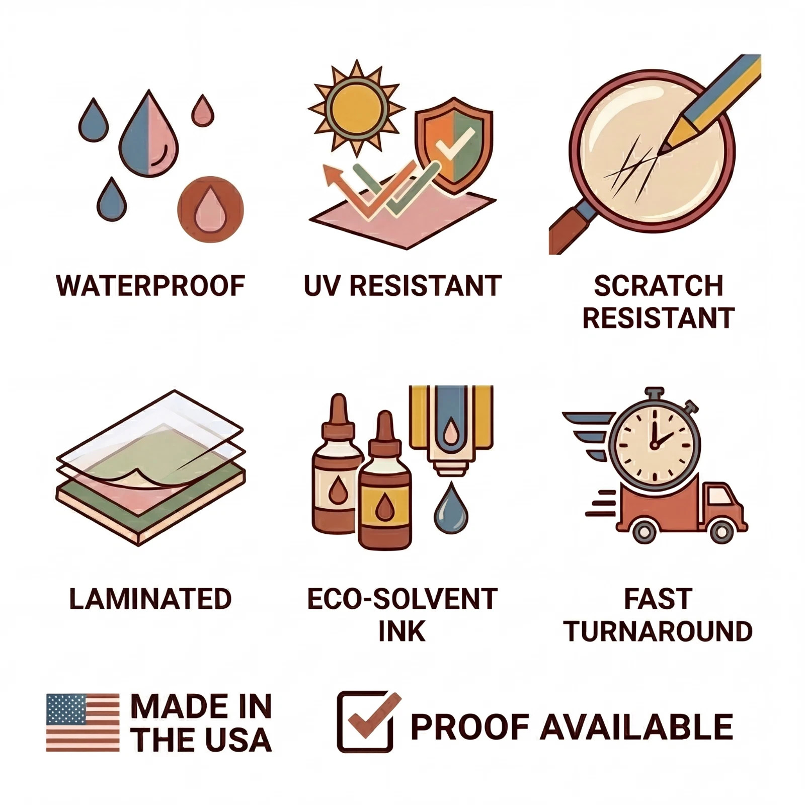 Custom Vinyl Logo Stickers for Laptop Bottle Car Waterproof UV Die Cut Upload