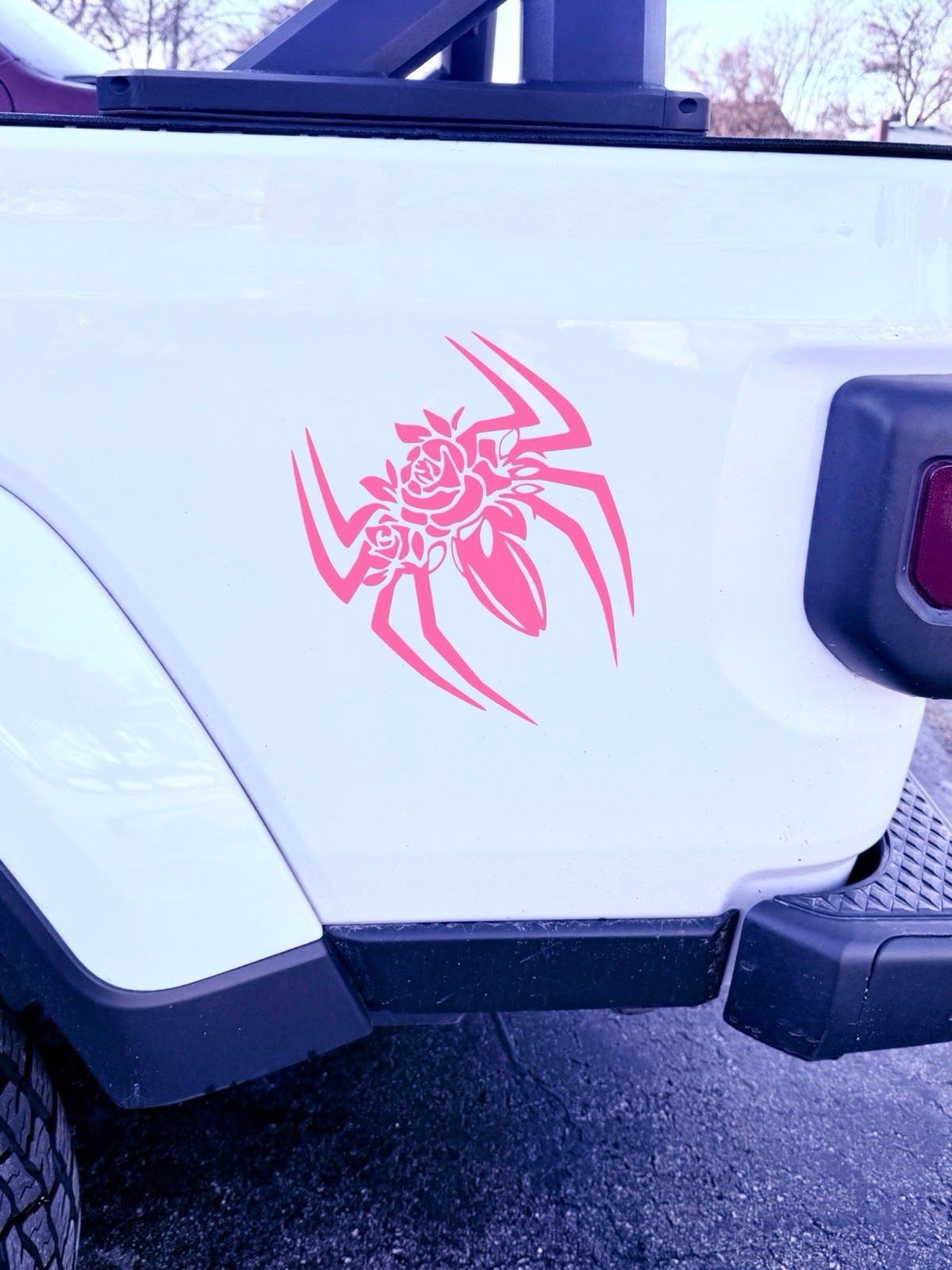 Rose spider Vinyl Decal For Vehicle Windows Laptop most smooth Surface