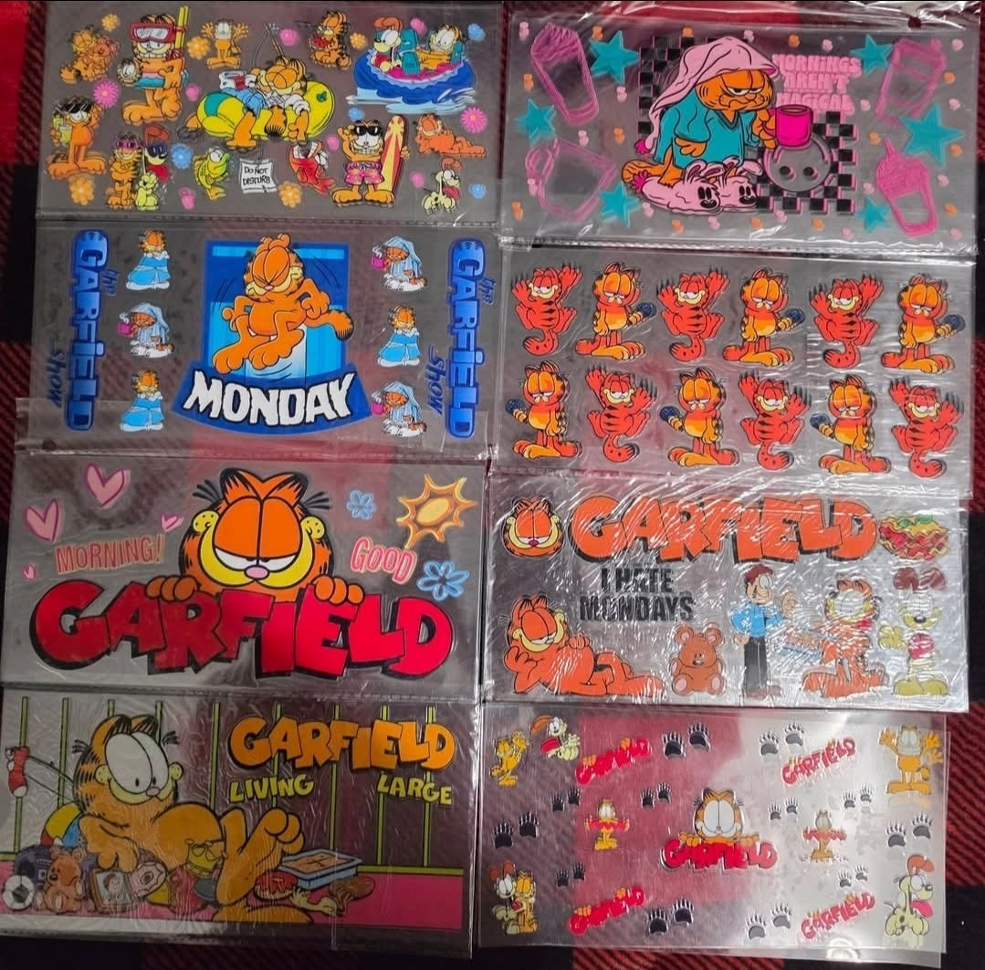 Garfield Uv Dtf Wraps