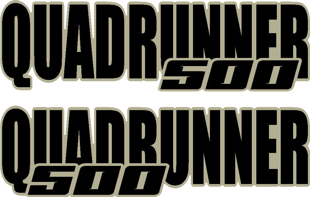 QuadRunner 500 Gas Tank Graphics fits Suzuki Quad Runner Sticker Decal
