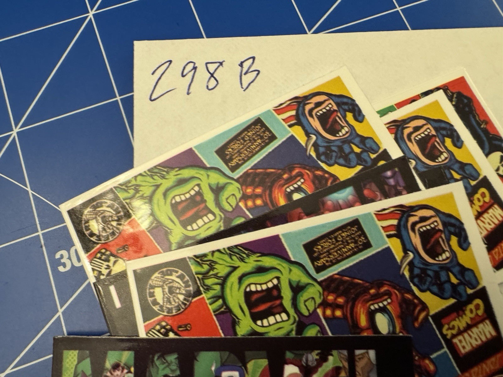 MARVEL COMICS Lot 8 Vending SMALL Sticker Decal Colorful Gaming Entertainment