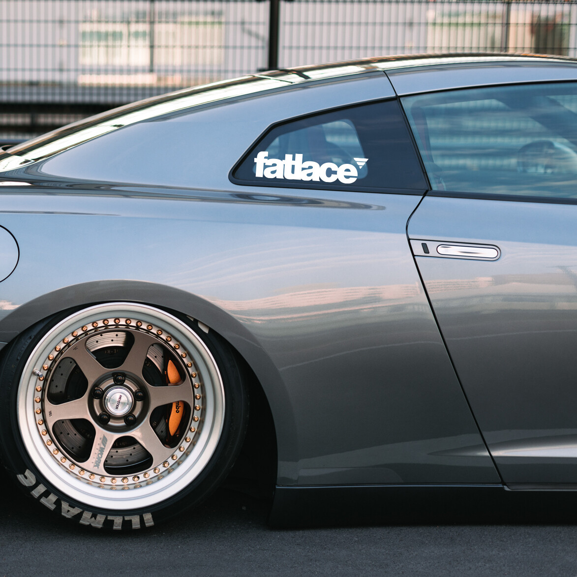 Fatlace Vinyl Decal Window Sticker – Illest JDM EURO Honda Drift VIP Canibeat