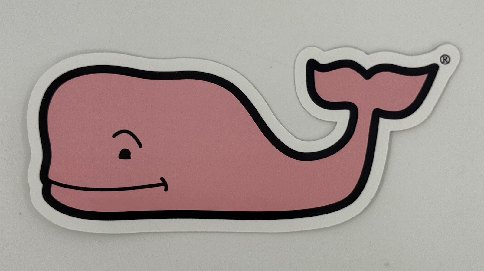 Vineyard Vines Plain (No Theme) Pink Whale Sticker Decal New