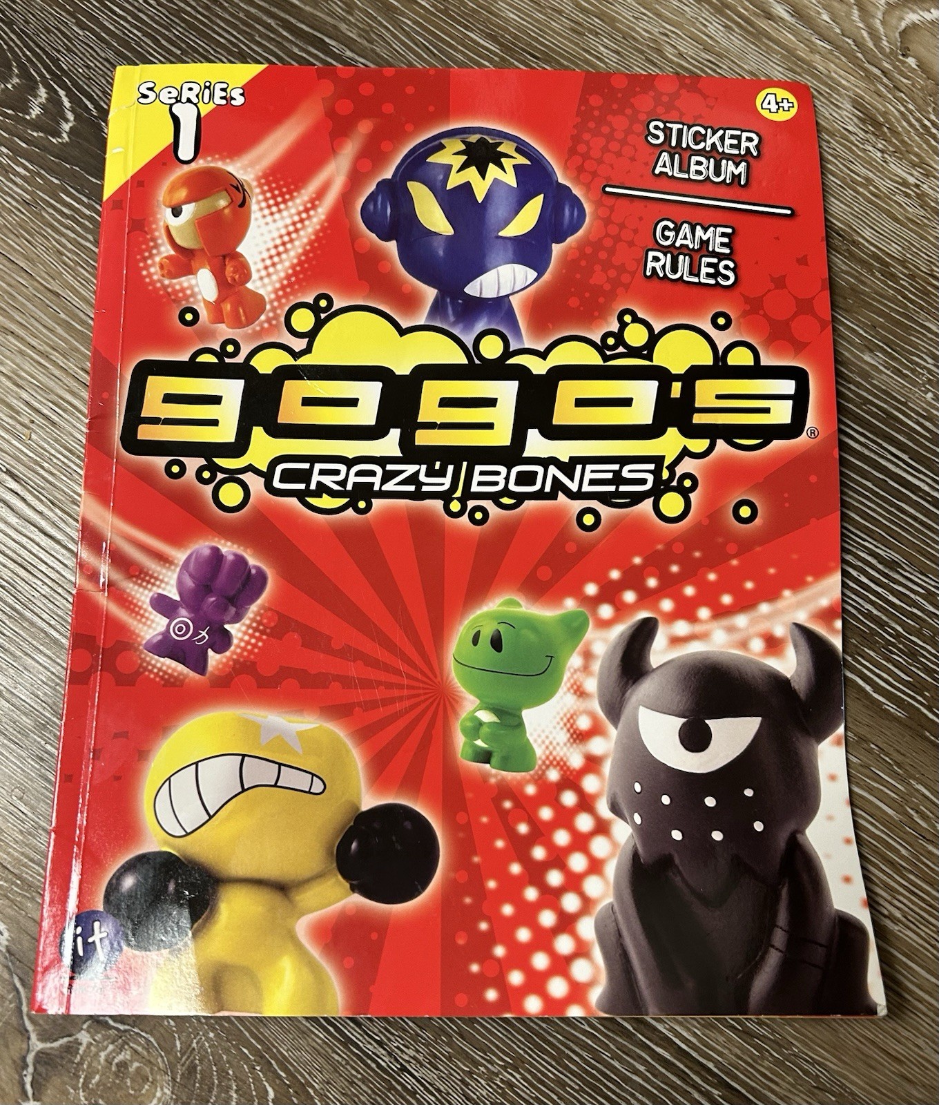 Gogo's Crazy Bones Series 1 Sticker Album -some stickers included!
