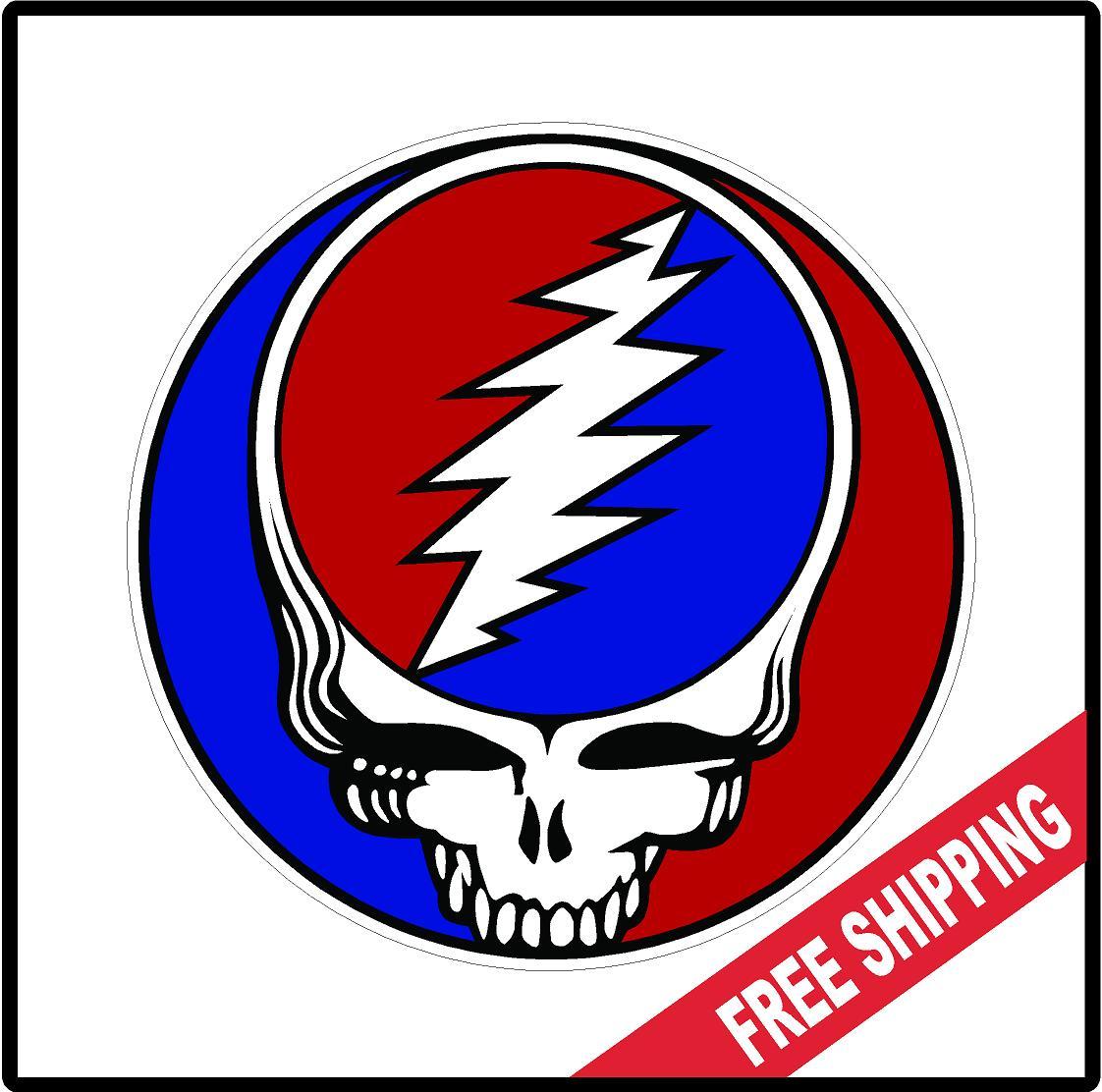 Grateful Dead Hippie Vinyl Wall logo Decal Sticker Icon Peace Various Sizes