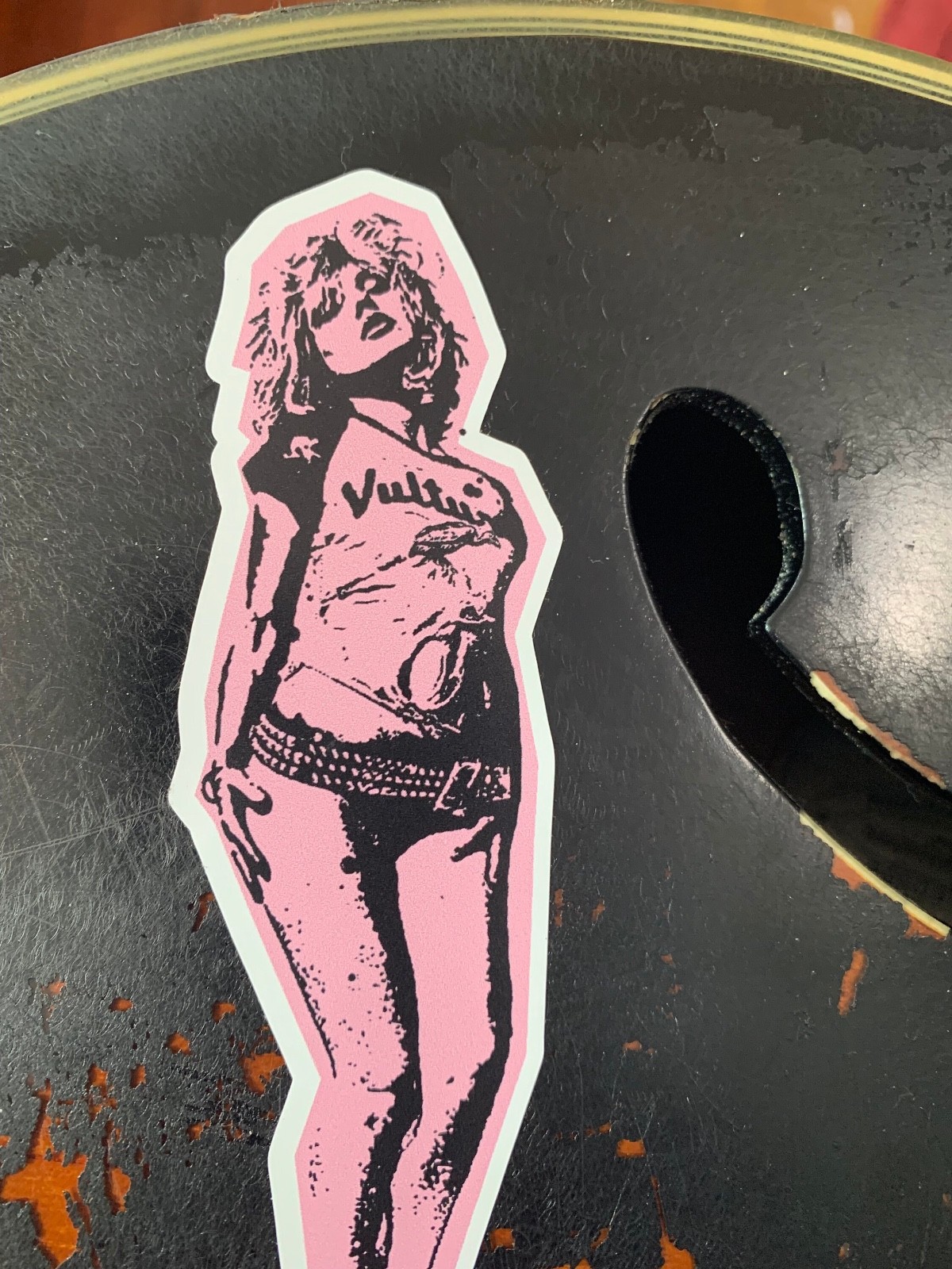 Debbie Harry Blondie Sticker: Pink & Black Punk Pop Art